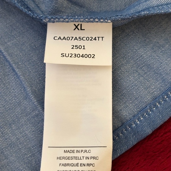 Cupshe Denim Blue Tie-Front Camisole - Picture 3 of 9